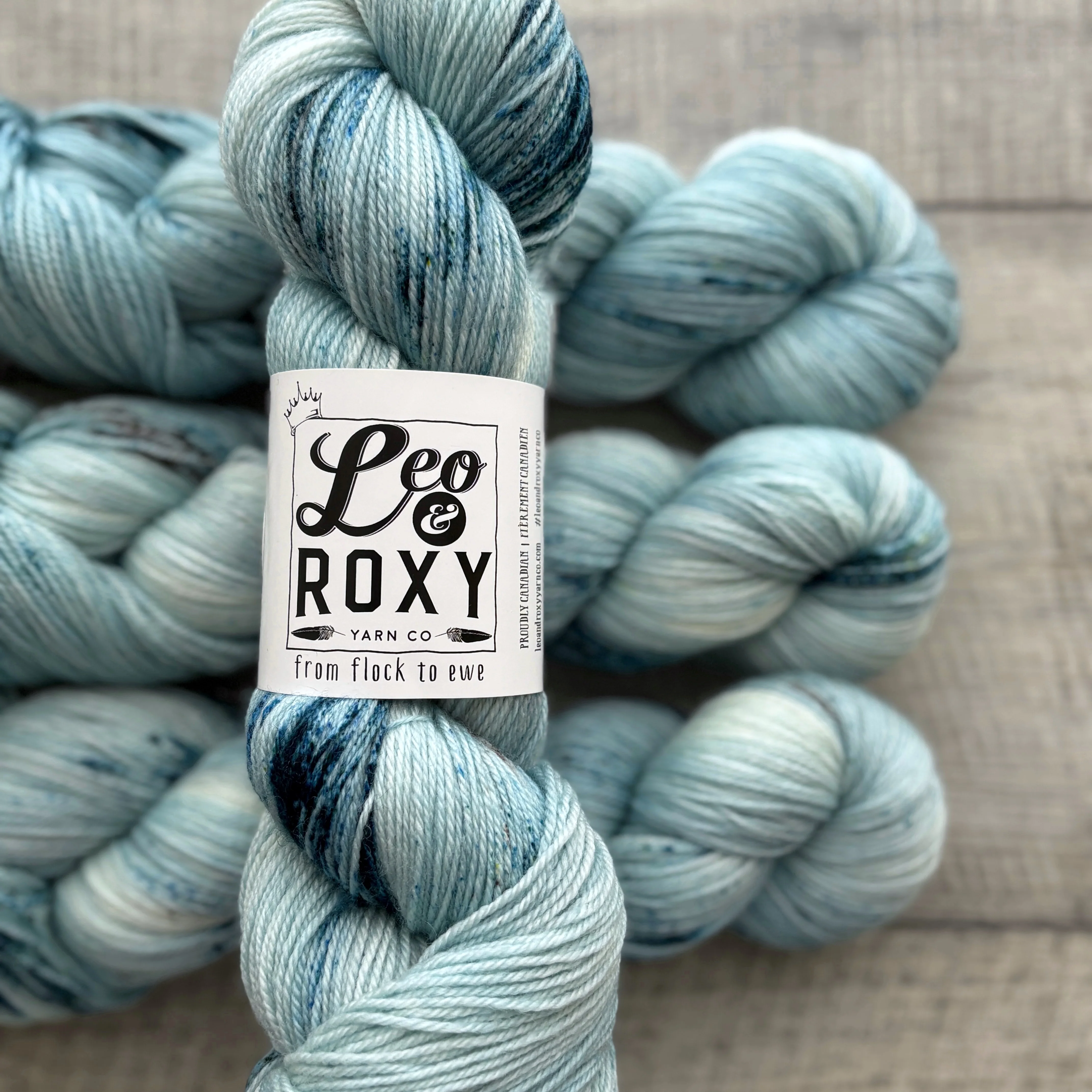 Leo and Roxy | 80/20 sock | Eggshell collection - Image 15