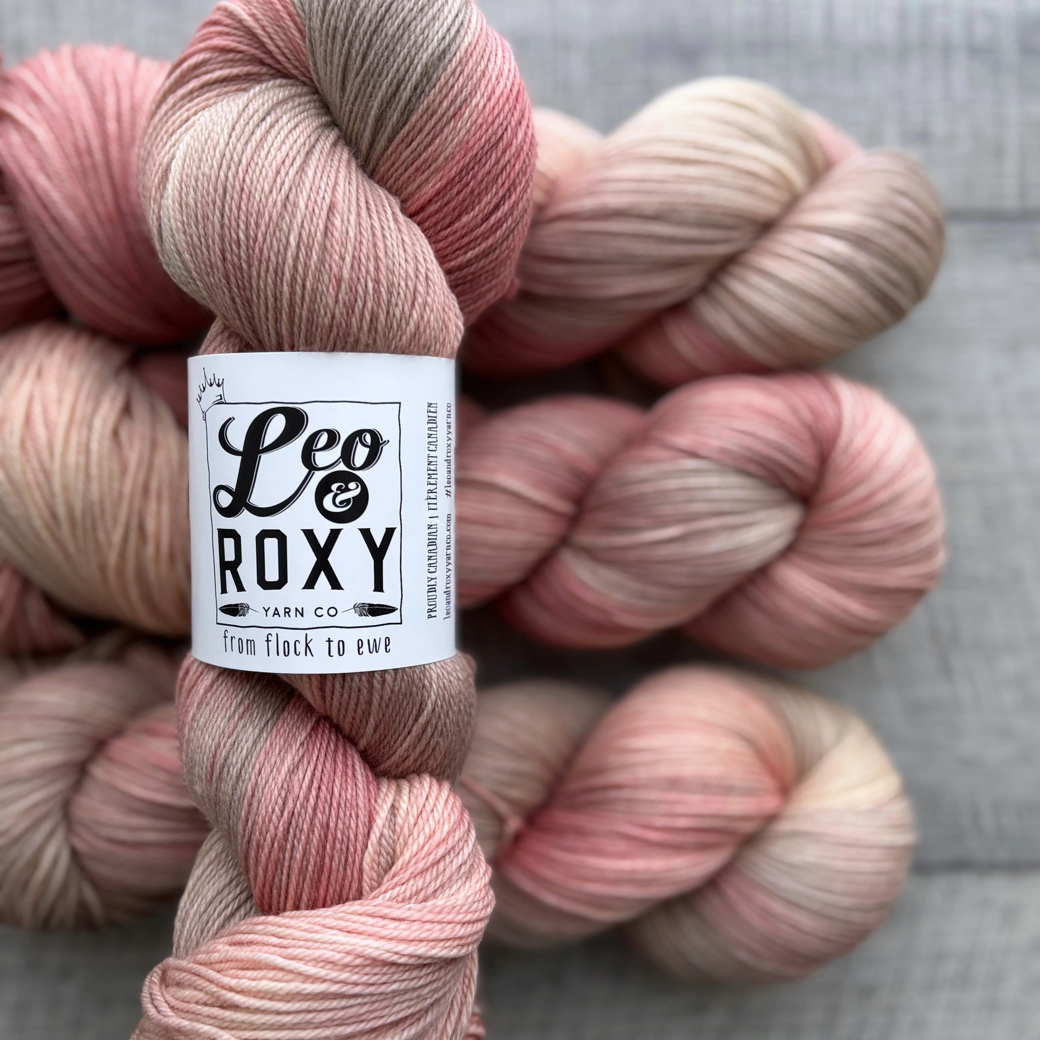 Leo and Roxy | 80/20 sock | Eggshell collection - Image 4