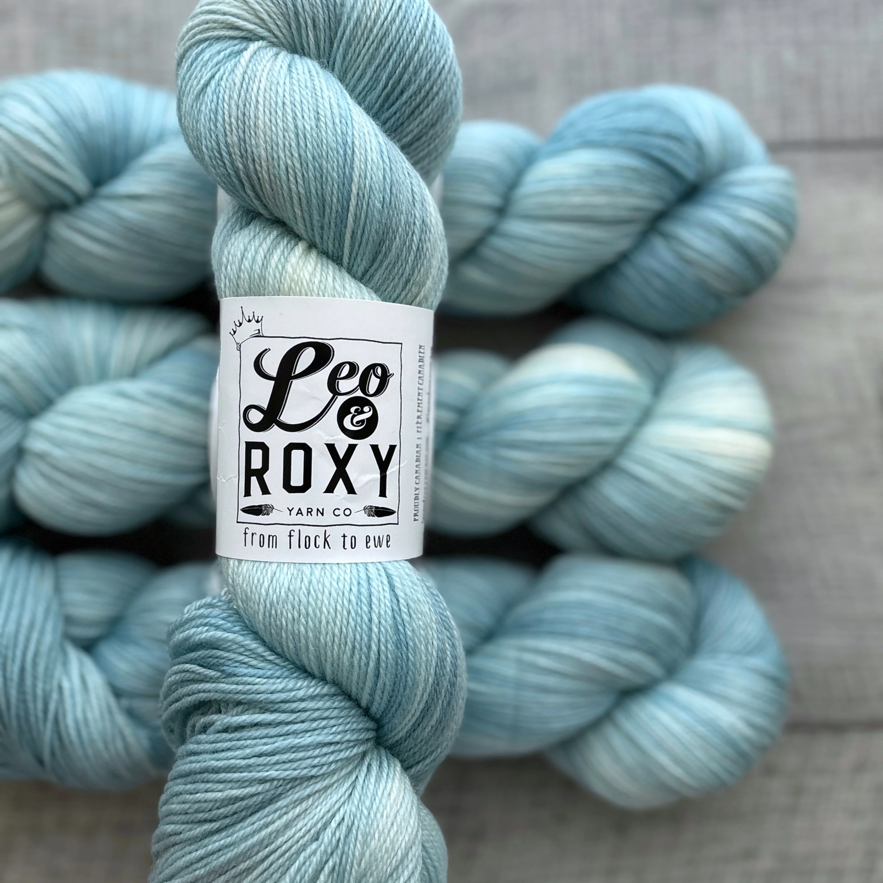 Leo and Roxy | 80/20 sock | Eggshell collection - Image 8